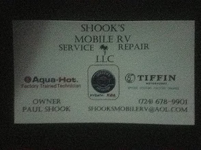 Shook's Mobile RV — Service & Repair LLC